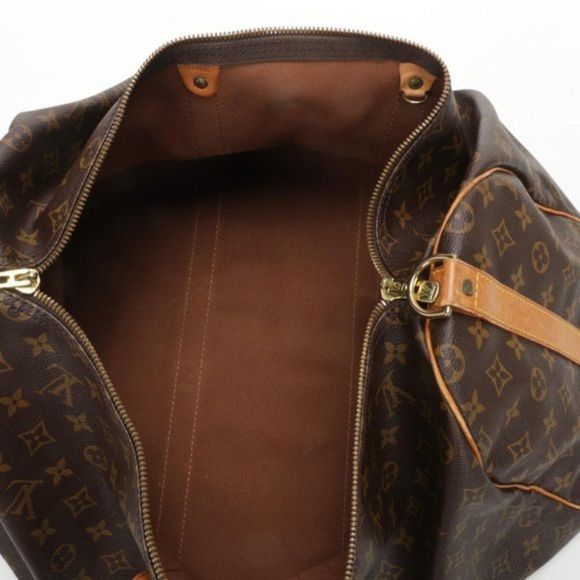LOUIS VUITTON Monogram Keepall Bandoliere 50 - Picture 9 of 11